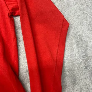 Vintage Fruit of the Loom Shirt‎ XL Red Christmas Santa Reindeer Applique USA thumbnail 8