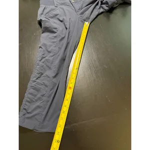 Title Nine Clamber Pants Womens 8 Blue ruched Hiking Cargo Crop Trousers thumbnail 3