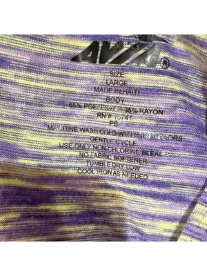 Avia Purple and Yellow Tank Top thumbnail 4