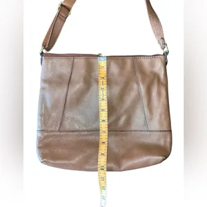 Fossil Brown Leather Crossbody Bag thumbnail 3