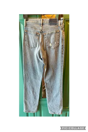 Abercrombie 90s Straight Ultra High Rise Criss Cross Waist Jeans Size 27 4 thumbnail 12