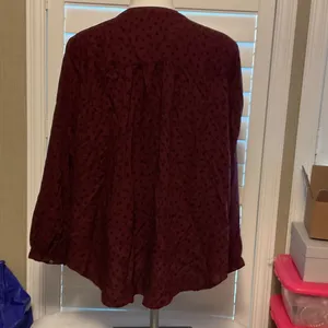 Sonoma Maroon Button-Down Blouse thumbnail 4