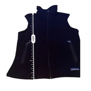 Patagonia Synchilla Fleece Vest Womens Small Black Full Zip‎ Outdoor Layering thumbnail 8