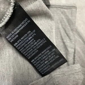 White House Black Market Top Womens Small Gray Long Sleeve‎ Top U Neck Casual thumbnail 5