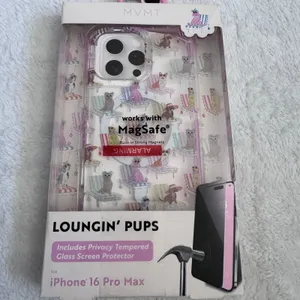 MVMT Loungin Pups for iPhone 16 Pro Max MagSafe Case‎ Privacy Screen Protector thumbnail 2