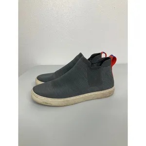 Rothys The Chelsea Slate Grey Knit‎ Slip On High Top Sneakers Womens 8 thumbnail 3