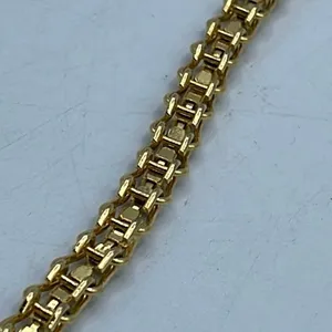 Vintage rhinestone tennis bracelet 7” gold-tone. thumbnail 3