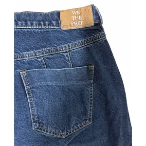 We The Free People CRVY Gia High Rise Wide-Leg Baggy‎ Jeans Women's Size 33 thumbnail 10