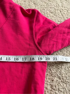 Cotton citizen revolve pink quarter zip long sleeve preppy sweatshirt sz medium thumbnail 12