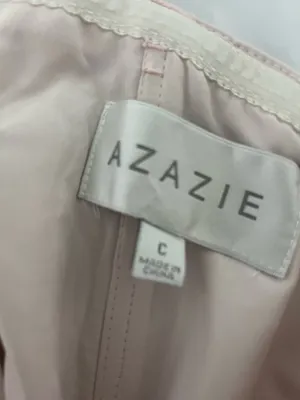 Azazie Bridesmaid Dress Aaron Blushing Pink thumbnail 7
