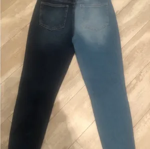 Adorable 2 Toned Jeans Blue thumbnail 4