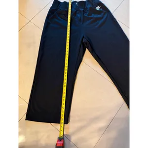 Nike Air Womens Black Wide Leg High Rise Zip Front Athletic‎ Pants Size 1X thumbnail 4