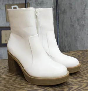 Universal Thread Jenna Platform Boots with Memory Foam Insole Off White 6M thumbnail 1