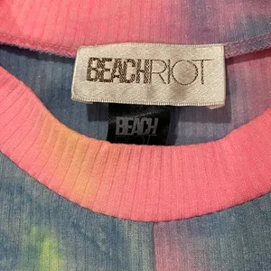 Beach Riot Marley Crop Top - Rainbow Tie Dye - Medium thumbnail 8