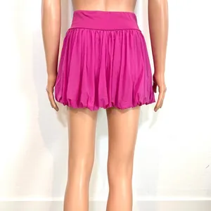 T/S by Thrive small bubble active skirt lined skort SK2 3646 Pink thumbnail 5