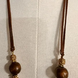Vintage Single Strand Women's Necklace Beaded Bohemian Handmade Turquoise Retro thumbnail 4