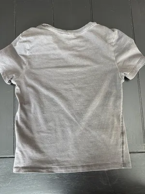 H&M Women's Crop Tee - Gray thumbnail 3