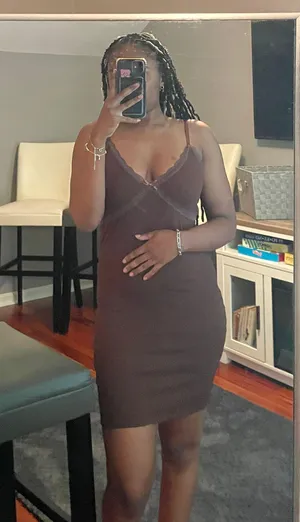 H&M Brown Lace Mini Dress thumbnail 1