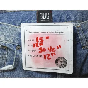 BDG Urban Outfitters Jeans 27 Skater Baggy Distressed Wide Leg High-Rise thumbnail 9