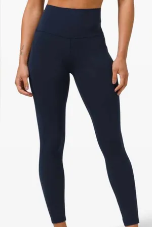 Lululemon Align High-Rise Pant with Pockets 25" Navy Blue Leggings Size 6 thumbnail 1