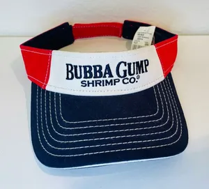 Bubba Gump Shrimp‎ Co. NWT Vintage Red, White & Navy Visor thumbnail 1