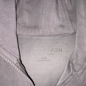 RECREATION Grey Half-Zip Athletic Hoodie Pocket Sweatshirt Womens Small thumbnail 2