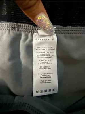 Alphalete Gray Performance Leggings thumbnail 6