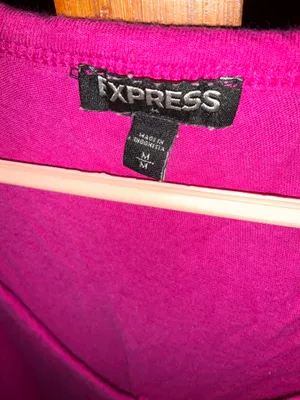 Express Factory Outlet V-Neck Cotton Blend Tank Top Sz. M thumbnail 2