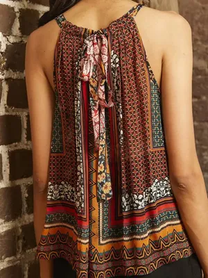 NWT Anthropologie BHANUNI BY JYOTI Beaded Embroidered Multi Pattern Top Medium thumbnail 4