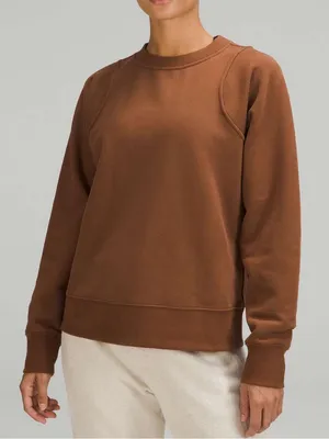Lululemon Loungeful Crewneck in Roasted Brown thumbnail 1