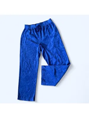 Vintage Y2K Juicy Couture Velour Track Pants Size Medium 💙 thumbnail 3