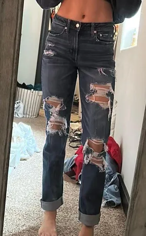 American Eagle Holey Jeans thumbnail 1