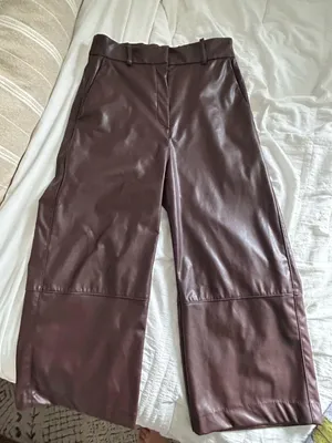 Versona wide leg leather pants thumbnail 3