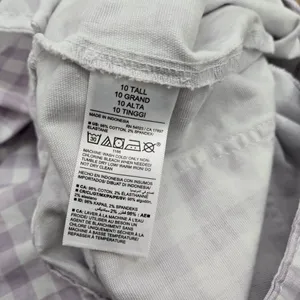 Retro Gingham High-Waisted Cropped Wide-Leg Chino Pants‎ 10 Tall thumbnail 10