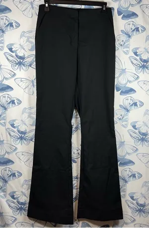 H&M Black Flared Pants SZ:6 thumbnail 1