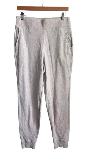 Pact Airplane Joggers Organic Cotton Beige Pull On Pants Medium thumbnail 1