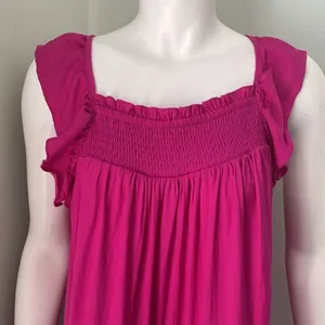 Free People Want Your Love Fuchsia Summer Dress Medium thumbnail 8