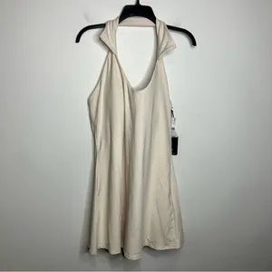 PacSun PAC 1980‎ whisper active putting mini dress skort ivory off white womens size XL thumbnail 4