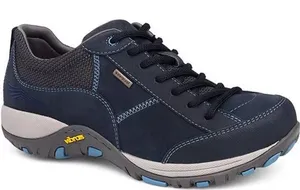 Dansko Paisley Hiking Shoes Womens 40 Navy Blue Waterproof Suede Vibram Sneakers thumbnail 1