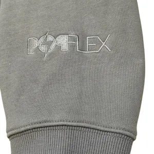 Popflex Brunch Sweatshirt Sweater Womens 1X -‎ 3X Grey Oversized Fleece Pullover thumbnail 5
