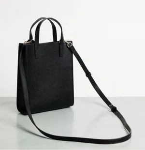 Marc Jacobs Black Leather Small Tote thumbnail 8