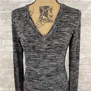 Aritzia Wilfred Marled Vneck Sweater Dress thumbnail 2