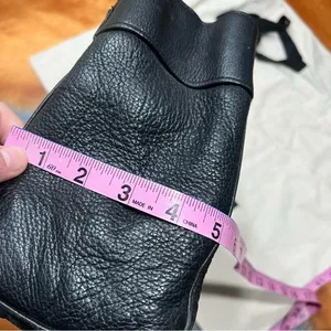 Coach Penelope Carryall Black Pebbled Leather Shoulder Bag silver Turnlock thumbnail 13