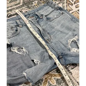 American Eagle Ripped Distressed Mom Jeans thumbnail 8