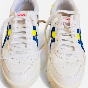 ASICS Japan S PF White Navy Yellow Platform Sneakers Size thumbnail 1
