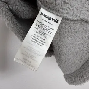 Patagonia Los Gatos Jacket Womens Small Gray Quarter Zip Fleece Pullover 25235 thumbnail 6