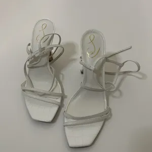 New Sam Edelman Lela strappy white high heels size 9.5 thumbnail 3