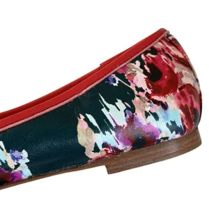 EUC Kate Spade Willa Leather Flats Floral Size 6 thumbnail 5