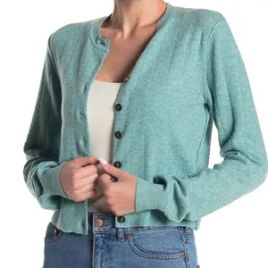 Free People Always With Me Cardigan in Teal thumbnail 1