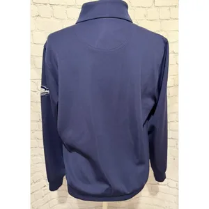 Donald Ross Quarter Zip Large Pullover Sweater Blue Golf Stretch thumbnail 6